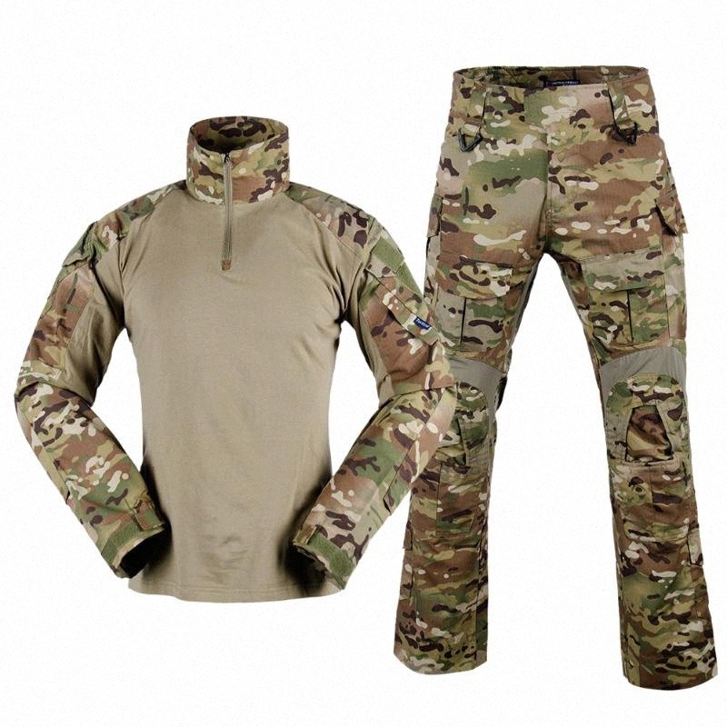 

BDU Gen3 Combat Uniform Tactical Shirt & Pants Knee Pads Multicam EM8567 EM8527 DcjB#, Cp