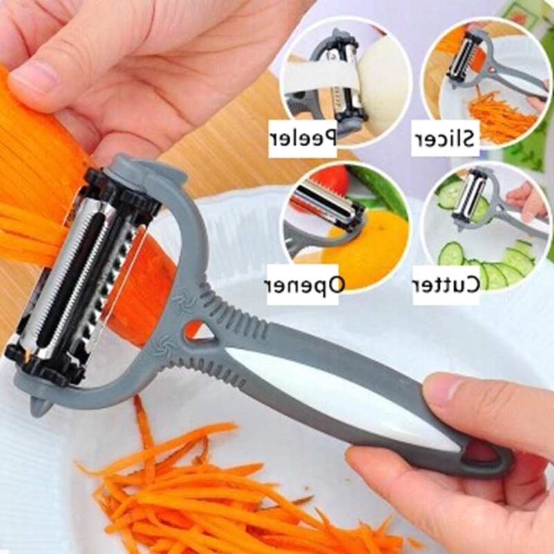 

Multifunctional 360 Degree Rotary Peeler Carrot Potato Orange Opener Vegetable Fruit Slicer Cutter Kitchen Accessories Tools Rotary Peeler