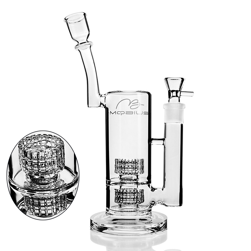 

Mobius Stereo Matrix perc recycler oil rigs waterpipe heady glass water bongs smoking glass pipes Tube unique bongs Hookahs shisha