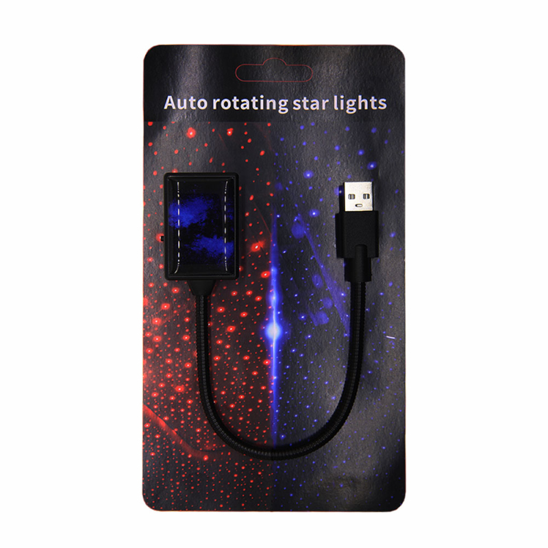 

Ambient Light Car Starry USB Modified Roof Interior Decoration Star Sky Ceiling Projector Rotating Star Light Car Accessories