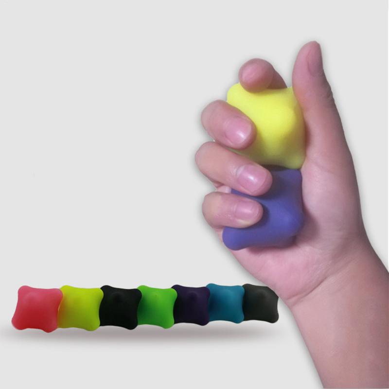 

Silicone Palm Muscle Recovery Hexagonal Ball Highly Elastic Hand Acupressure Massage Health Massage Ball Finger Massager