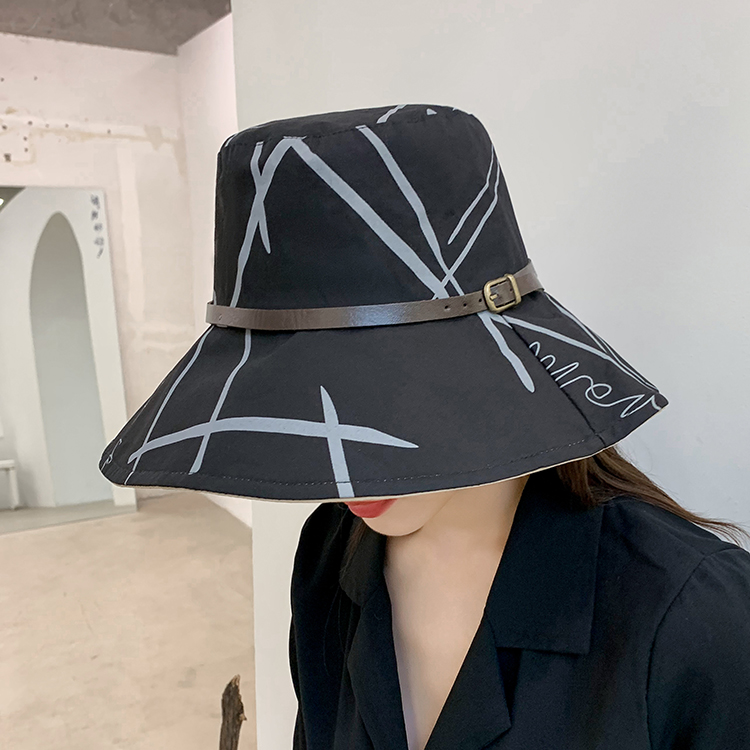 

LVTZJ Summer Fashion Floppy Cotton Hats Casual Vacation Travel Wide Brimmed Sun Hats Foldable Beach Hat For Women With Big Heads, Black