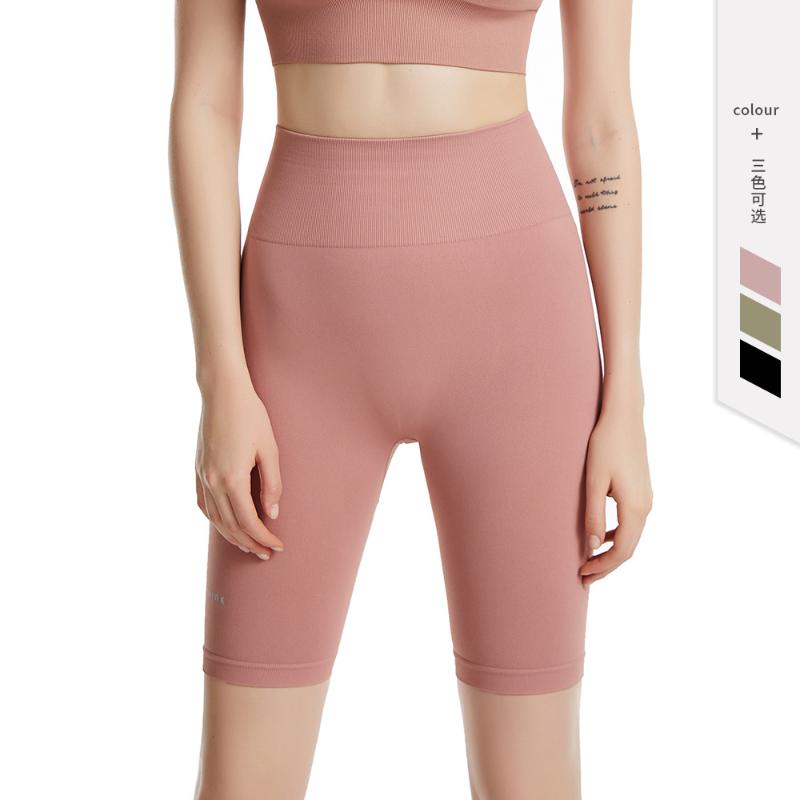 

Womens Yoga Pants Seamless High Waist Yoga Hip Up Fitness Sport Leggings Knee Length Tummy Control Gym Sportswear Running Tights, Black