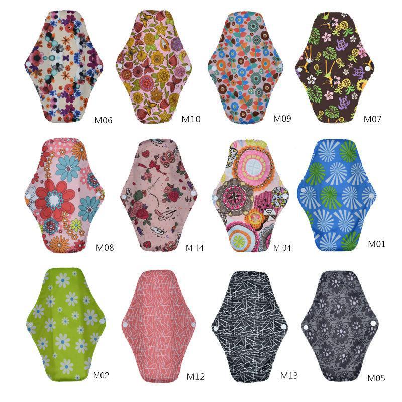 Sanitary Pads Lady Cloth Pad Cloth Menstrual Sanitary Maternity Mama Pads Reusable Washable Regular Light Flown-image-579190822