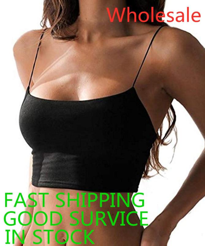 

Hot 2020 Fashion Women Sexy Tops Solid Summer Camis Women Casual Tank Tops Vest Sleeveless Crop blusas