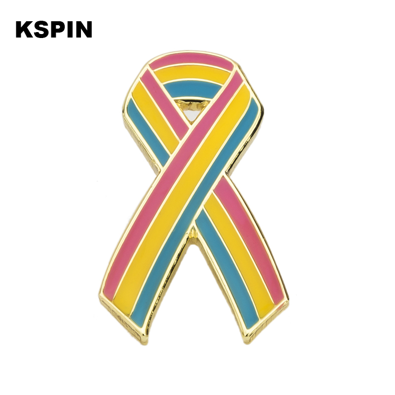 

Pansexual pride Bow Metal Badge Lapel Pins Brooch Jewelry Rozet in Badges Pin XY0695-5