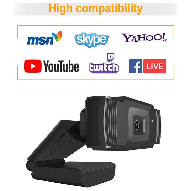 

Rotatable USB 2.0 Webcam Computer Web Camera for Home Office Conference Video Live Broadcast Digital USB Video Recorder