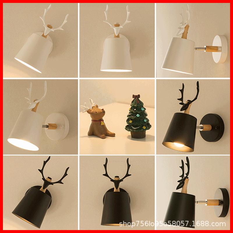 

loft bathroom fixture luminaria nordic decoration home glass ball wood bedside aisle dining room monkey lamp wall lamp