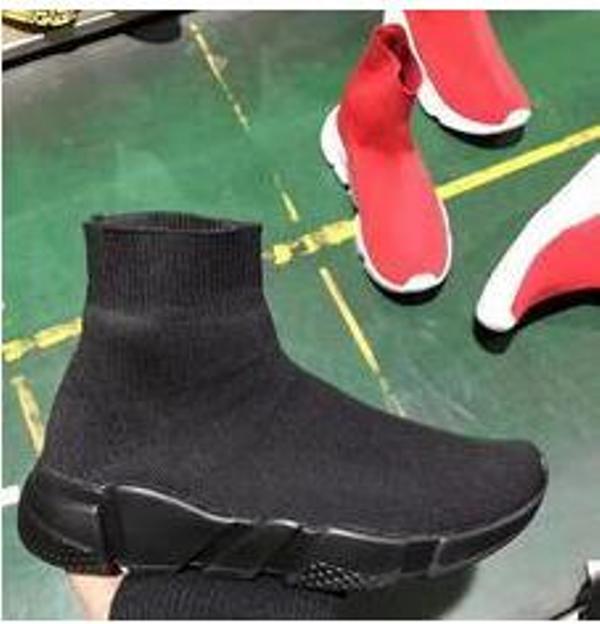 

2021 designer man women speed trainer 2.0 2 sock boots socks boot casual shoes womens runners runner sneakers 36-45, Black