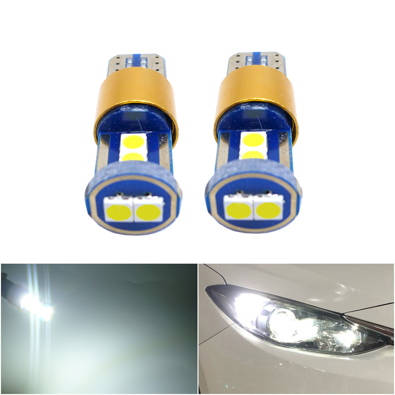 

2x W5W T10 LED Canbus Light Bulbs Car Interior Lights For I30 Tucson Solaris Elantra Santa Fe Ix35 I20 I10 Accent Sonata, As pic