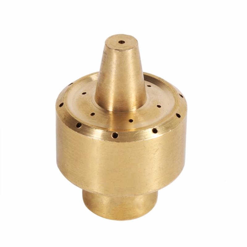 

Garden Brass Fountain Nozzle Brass Column Flower Style Water Pond Fountain Garden Fitting Hose Sprinkler Head 1/4" Tools, Dn8