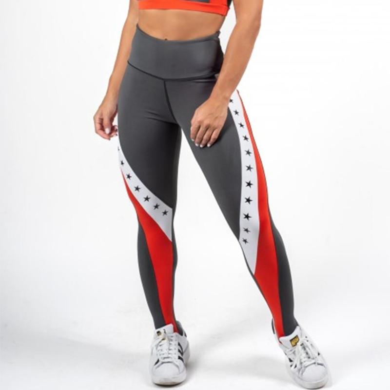 

Fitness Elastic Force Women Polyester Fashion Leggings Workout New Style Skinny Ladies Sporting Leggings