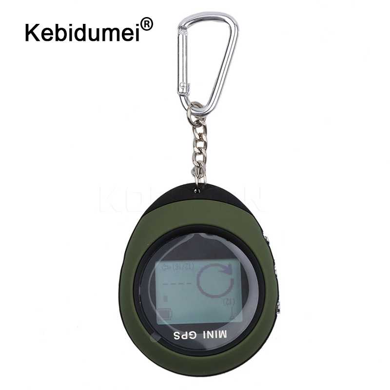 

kebidumei Mini GPS Navigation Handheld USB Rechargeable GPS Location Tracker with Compass For Outdoor Travel Climbing