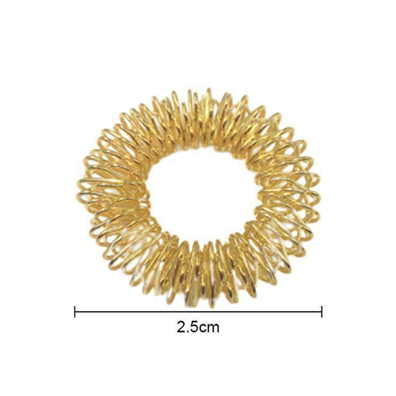 

1/5 Pcs Acupressure Massage Ring Relieve Tension Portable Great for Piano Guitar Players P9