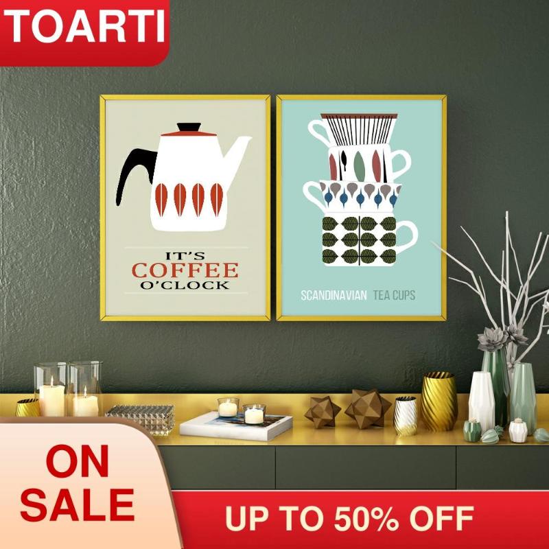 

Coffee Cups Posters Prints Nordic Canvas Painting For Kitchen Dining Room wall decor Modern Fashion Art Pictures home murals