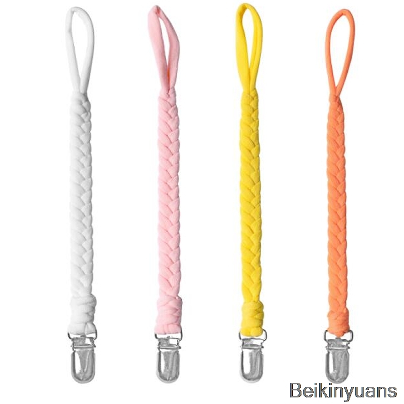 

New pacifier clip hand-made personality fashion colorful pacifier chain baby teether chew toy dummy clip
