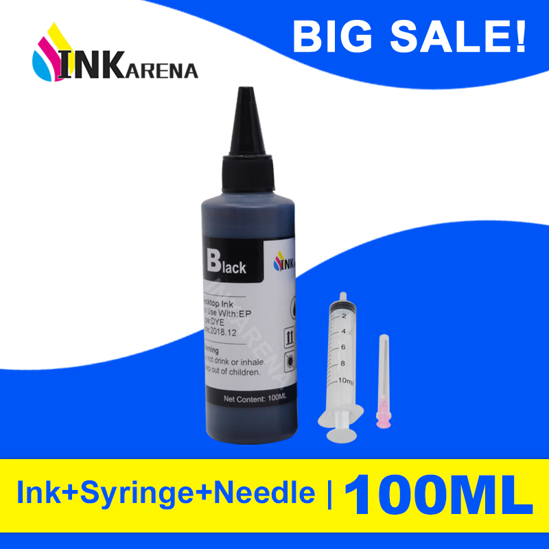 

INKARENA 100ml Printer Ink For Canon Pixma PGI 450 CLI 451 PGI 550 CLI 551 580 581 480 481 XL Ink Cartridge Ciss Tank