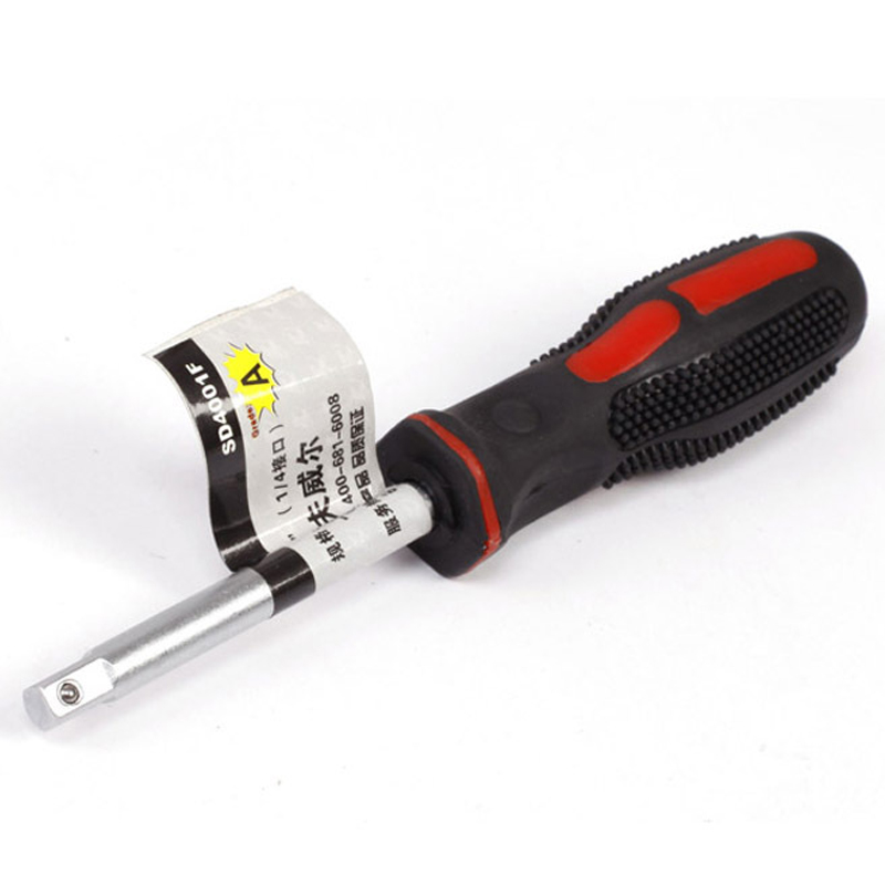 

1/4" 155mm Red&black Screwdriver Rubber Handle Multi-function High Carbon Steel Screw Driver Screw-driving Hand Tools