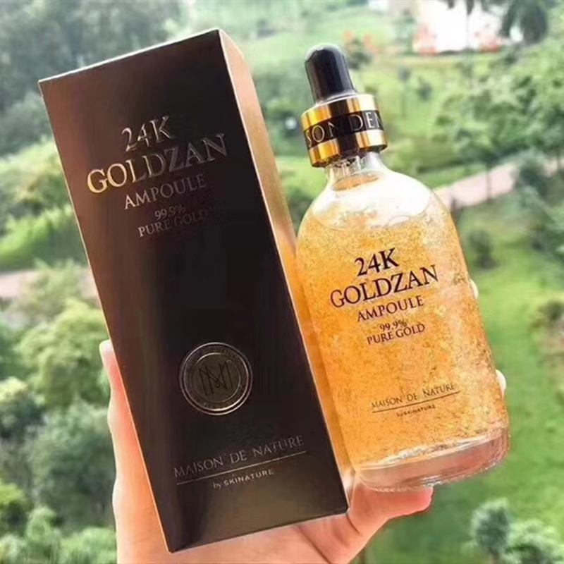 

NEW Skinature 24k Goldzan Ampoule 24 K Gold Day Creams & Moisturizers Gold Essence Serum New Face Skin Care