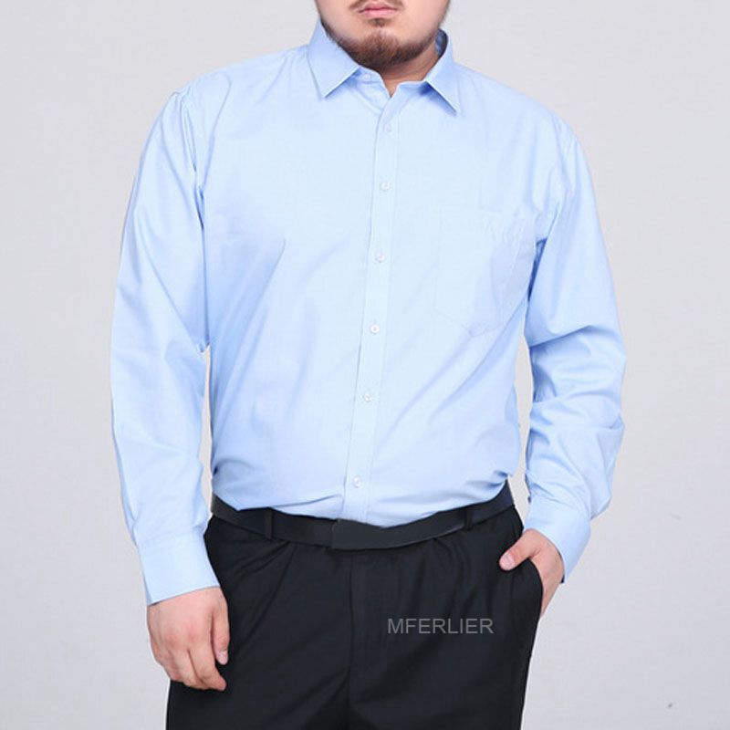

Autumn winter men shirt 5XL 6XL 7XL 8XL 9XL 10XL Bust 150cm long sleeve casual Plus size men shirts 4 colors, Black