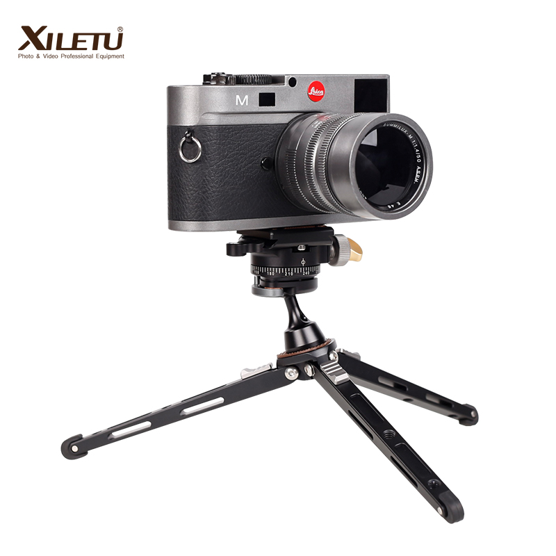 

XILETU XBC20+XT18 High Bearing Desktop Bracket Mini Tabletop Tripod and Ball Head For DSLR Camera Mirrorless Camera Smartphone