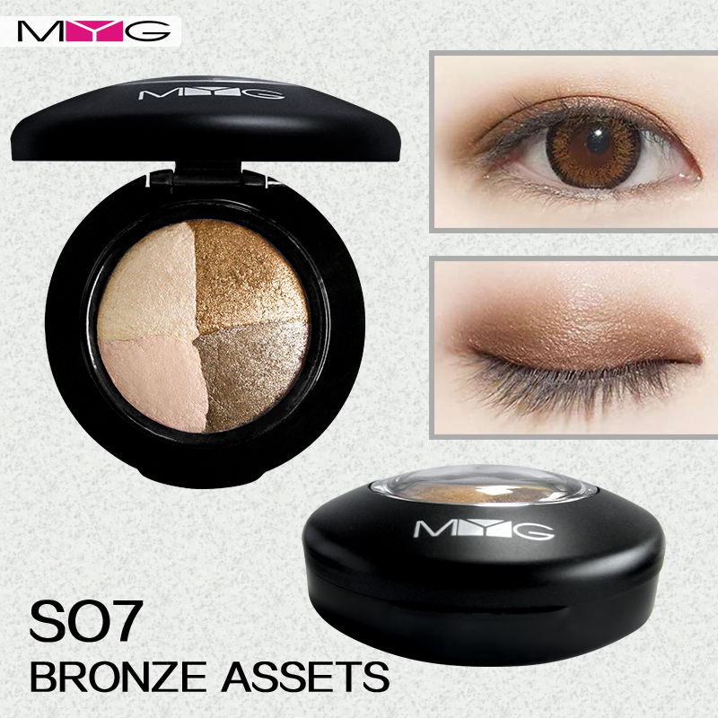 

MYG Cosmetics 4colors Mineral Eye Shadow Metallic Natural Waterproof Eye shadow Easy to Wear Long-lasting Matte pearl, S06