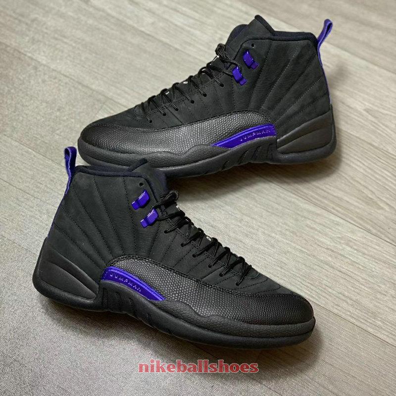 

Jorden 12 Dark Concord CT8013-005 Black purple Mens Womens shoes for sale Basketball shoe store size US4-US13