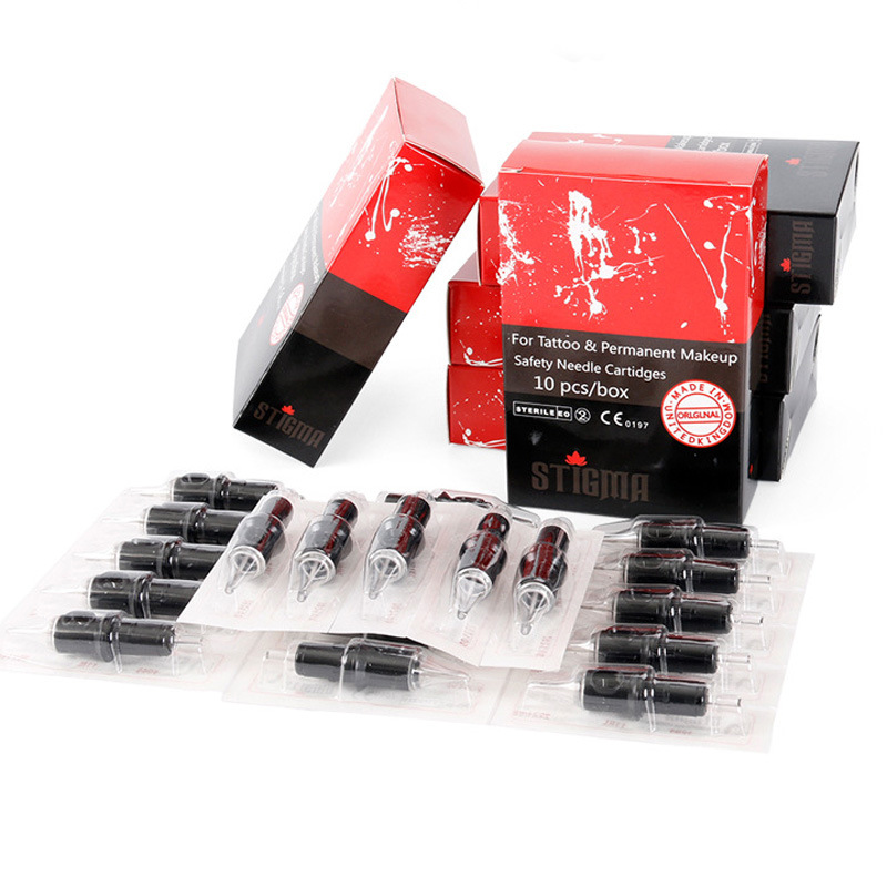 

Wholesale Beauty needle Tattoo equipment Cosmetic 1rl Tattoo Needle Cartridge Disposable Buckle Needle For Permanent Makeup Machine Pen