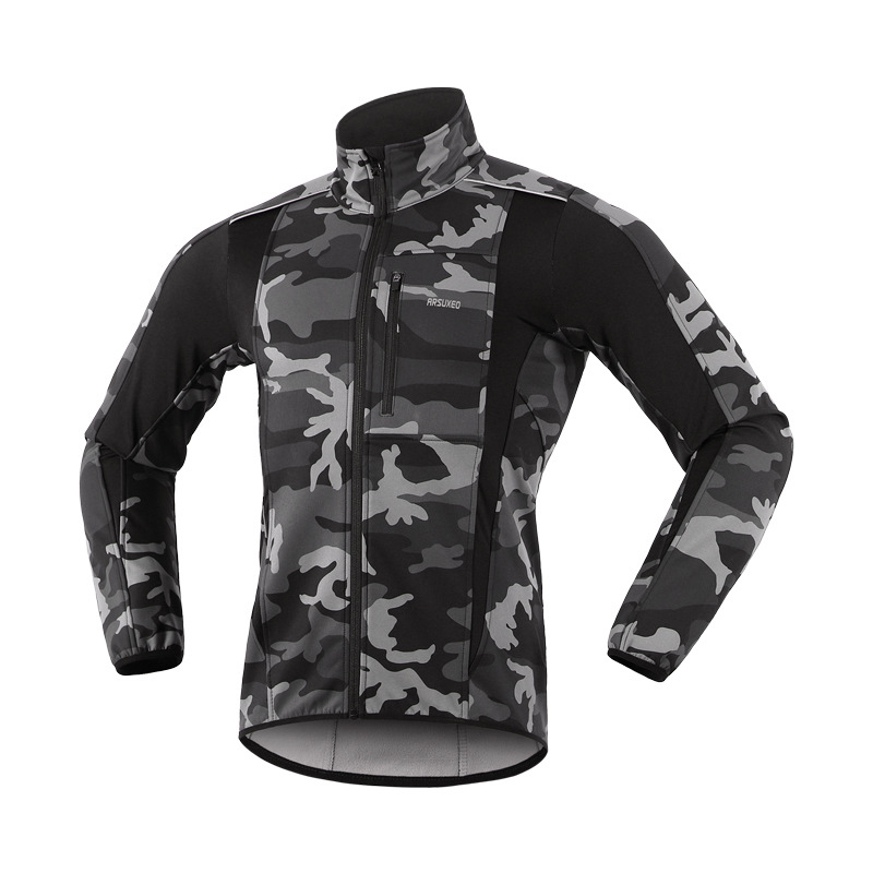 

Camouflage Men Cycling Jacket Thermal Winter Mountain Clothing Breathable Waterproof Windproof Hiking Cycling Camping Jacket
