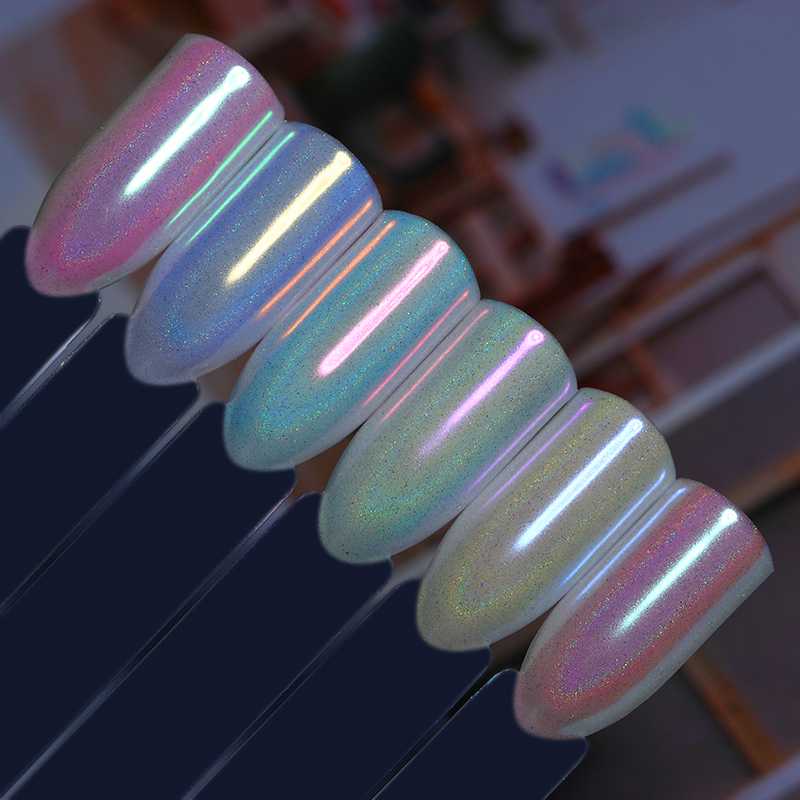 

Nail Glitter Laser Holo Nail Sequins Paillettes Powder Shell Glitter Dust Art Decorations