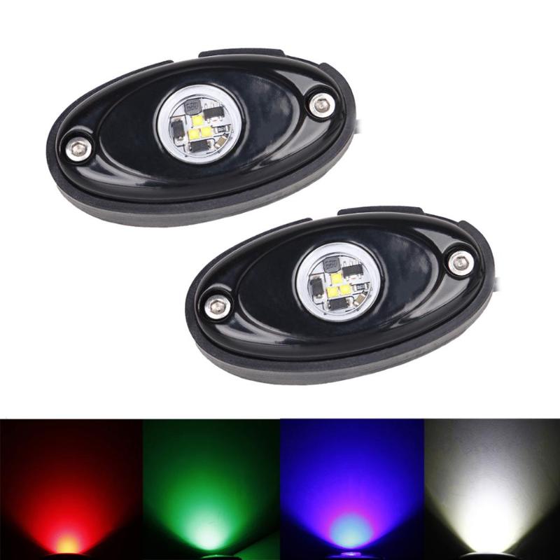 

2PCS LED CAR UNDER BODY ROCK LIGHT AUTO EXTERIOR UNDERBODY GLOW TRAIL RIG LAMP UNDERGLOW LED ATMOSPHERE DECORATION LAMP