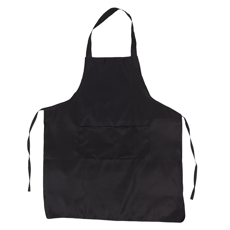 

1PCS Women Men Cooking Kitchen Apron For Chef Waiter Cafe Shop BBQ Hairdresser Aprons Gift 70x60cm 6 Colors Pure Color