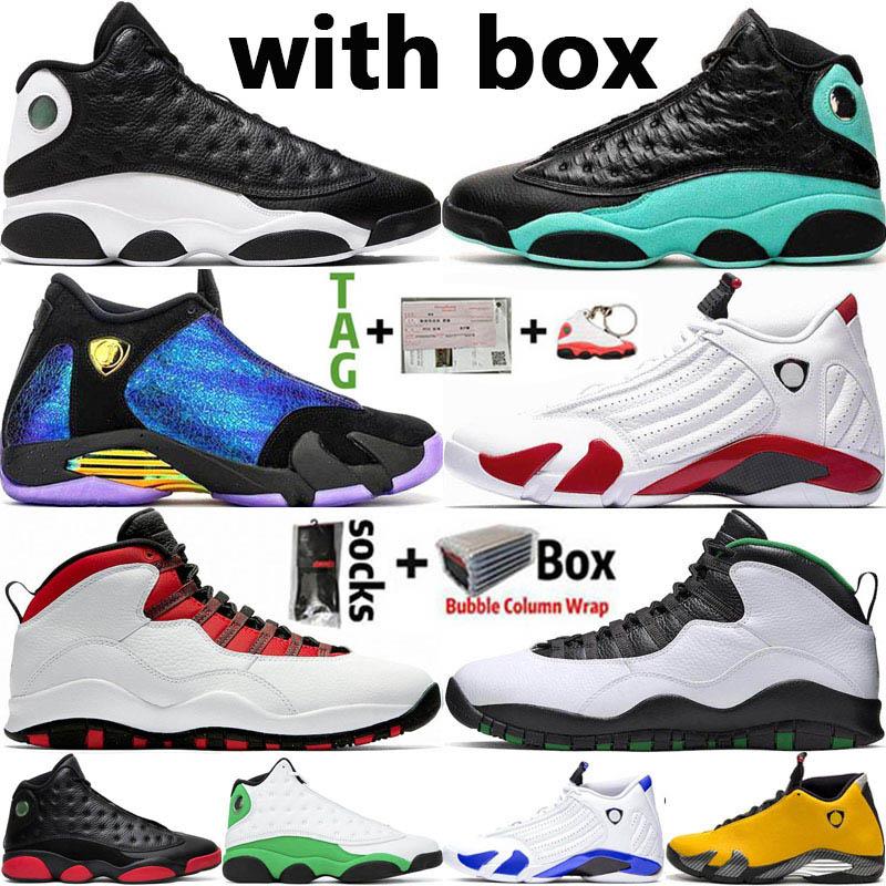 

2020 New Jumpman DB Doernbecher 14 14s SUP White 13 13s Reverse He Got Game Island Green Men Basketball Shoes 10 10s Mens Sports Sneakers, 44