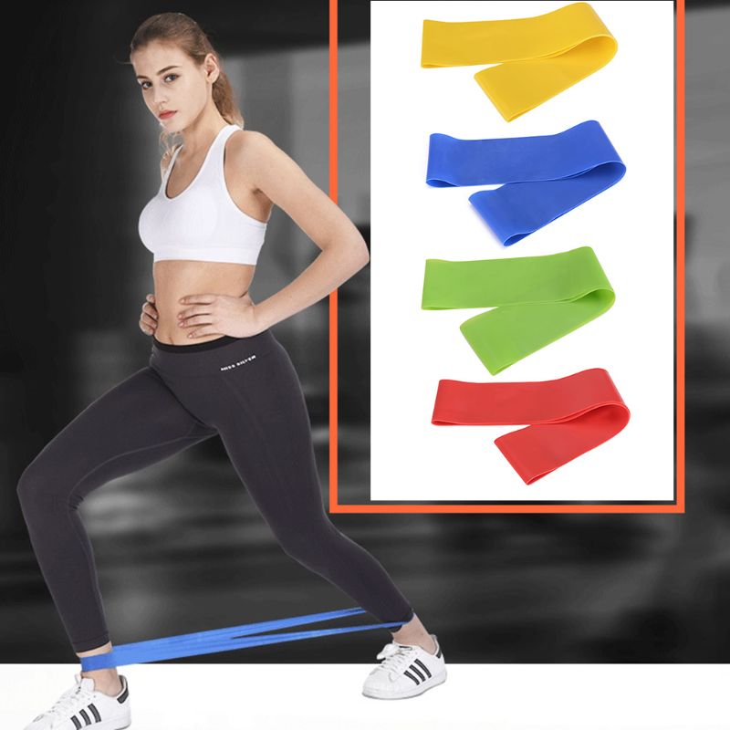 

Legs BuLatex Exercise Resistance Bands Workout Fitness Yoga Loops for Stretching Strength Physical Therapy Home Gym