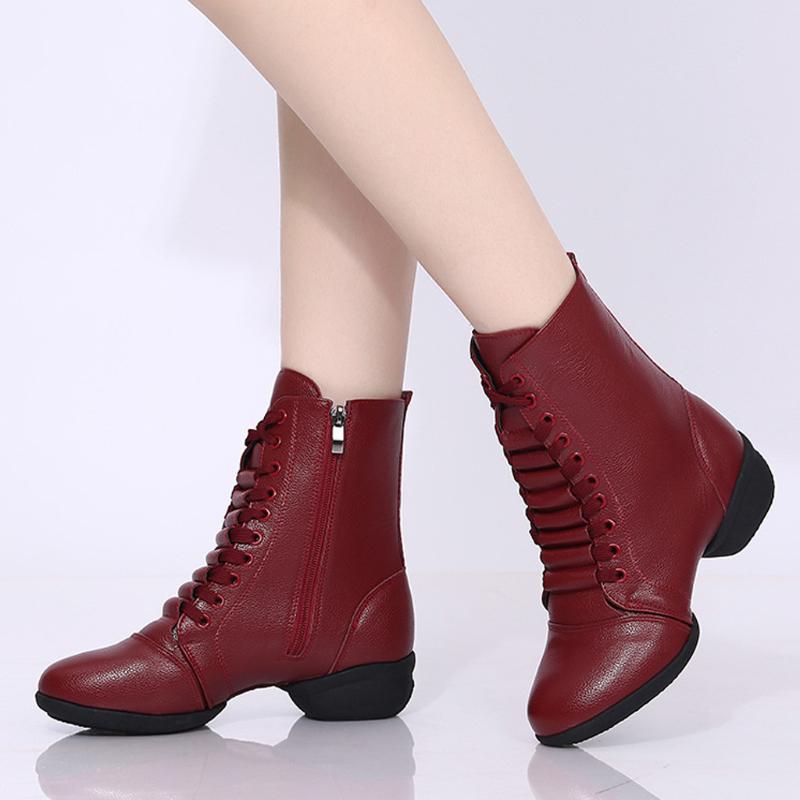 

Women Winter Boots Fall Women Comfort Ankle Boots Platform Shoes Woman Side Zip Strap Rubber Flats Plus size 35-42, Black