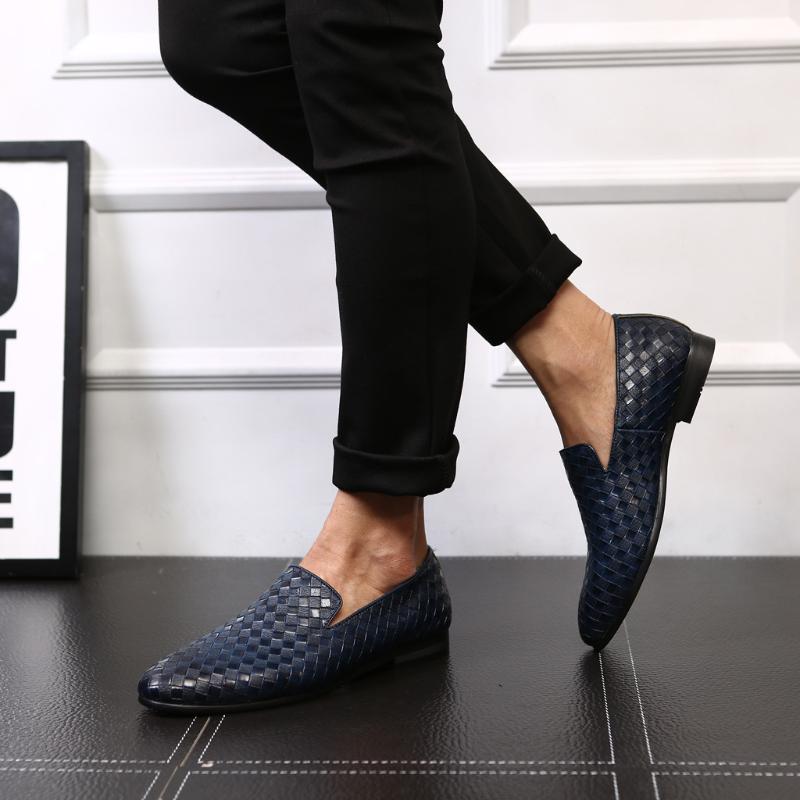 

2020 Men Shoes Moccasin Leather Casual Driving Oxfords Shoes Men Loafers Moccasins Italian for size 37-48, Rd