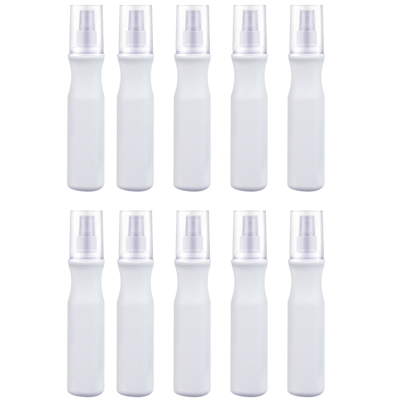 

10 Pcs Mini Plastic Small Empty Spray Bottle for Makeup and Skin Care Refillable Travel Use 150Ml