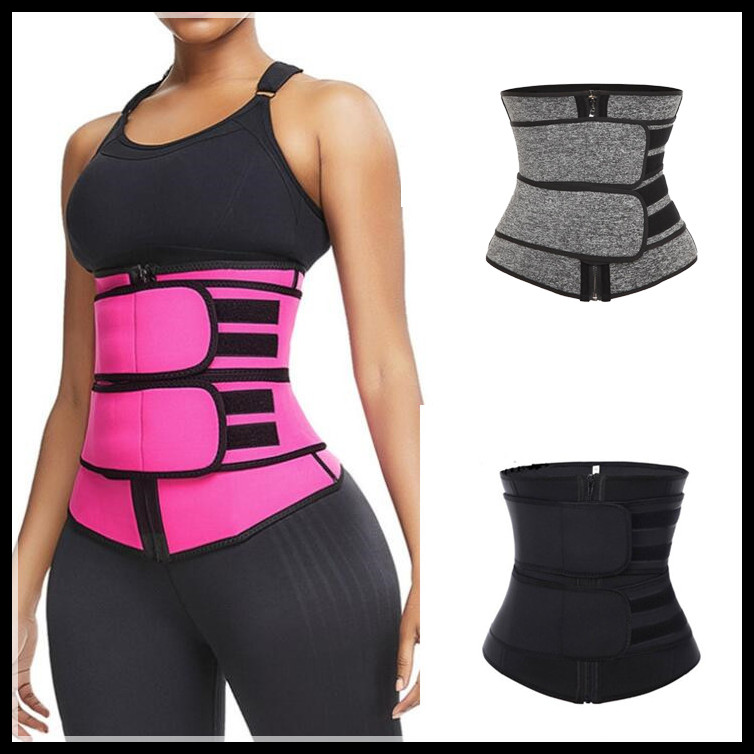 

Women Waist Trainer Corset Neoprene Sweat Belt Tummy Slimming Sport Shapewear Breathable Belly Fitness Modeling Strap Shaper
