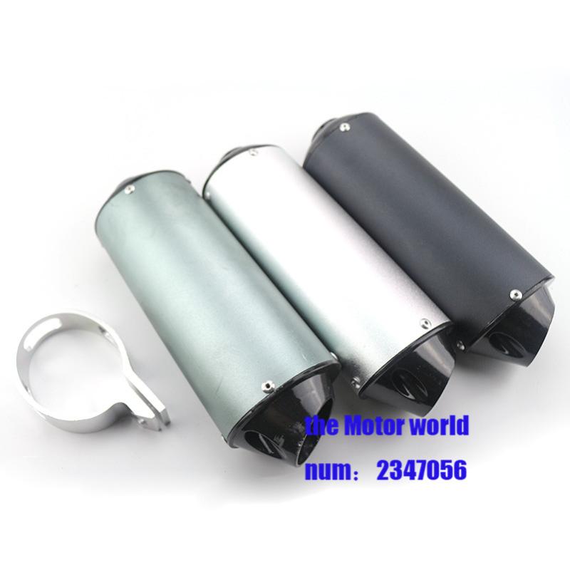 

1X Universal 38mm Carbon Fiber Motorcycle Exhaust Muffler Pipe With DB Killer free shipping