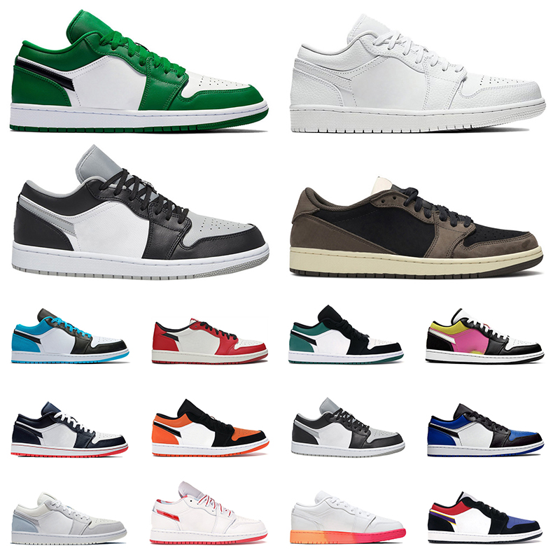 

Low 1s Basketball shoes Hot Sale 1 Shadow Paris UNC pine green Chicago hyper royal Outdoor Sports Sneakers mens trainers Size 36-45