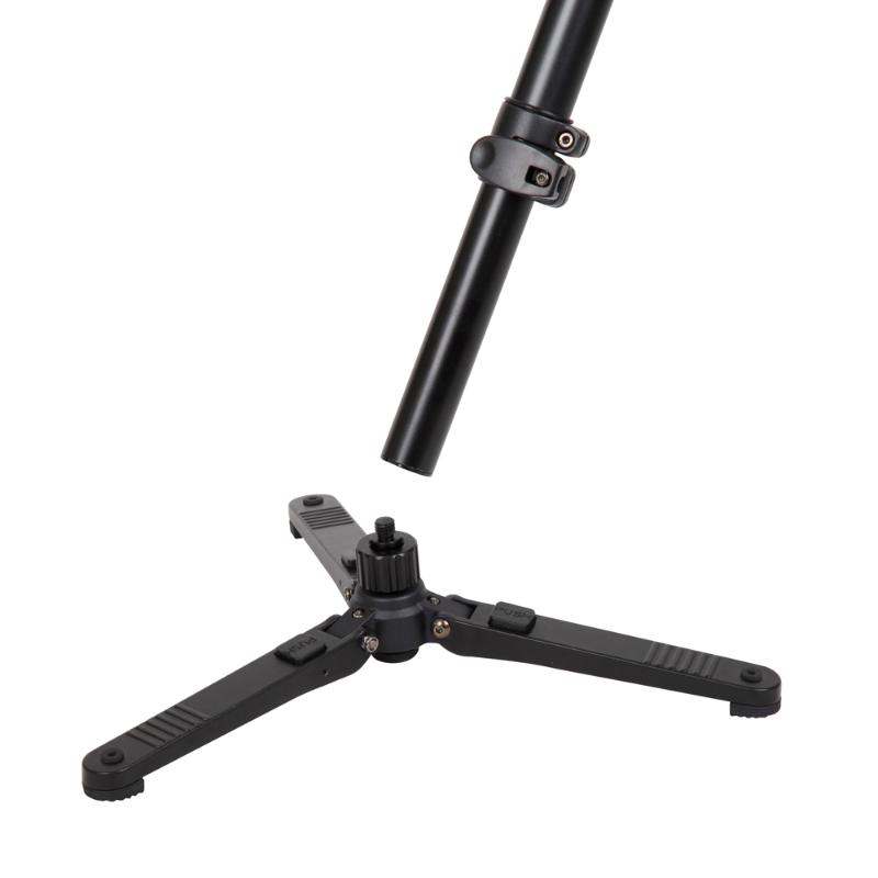 

Kingjoy M3 Portable Folding Mini Aluminum Tabletop Tripod with Ball Head 3/8'' Screw Max Load up to 30KG for Canon Nikon DSLR
