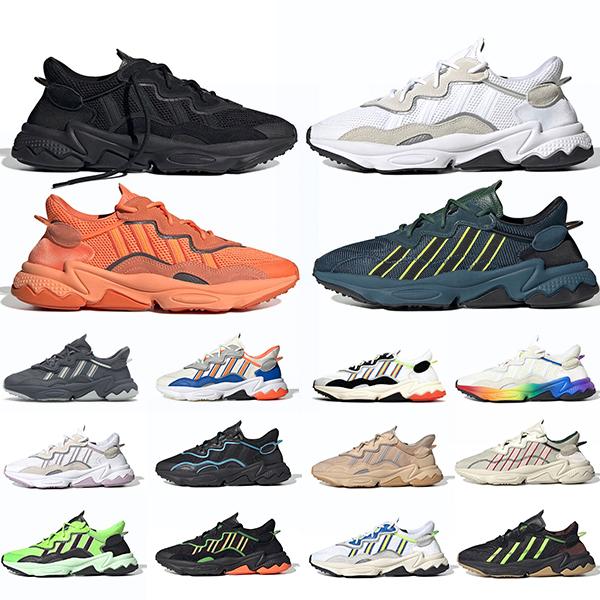 

Ozweego Men Women Casual Shoes King Push Era Pack Reflective Xeno Black Bright Cyan Pusha T Mens Trainers Sports Sneakers 36-45, Color #28