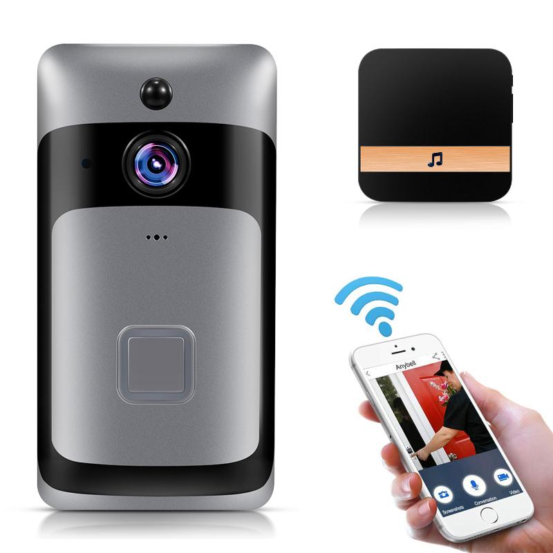 

Smart Home WiFi Doorbell 1080P HD Security Camera WIFI Doorbell Camera For Apartments with Two-Way Audio PIR Motion Detection