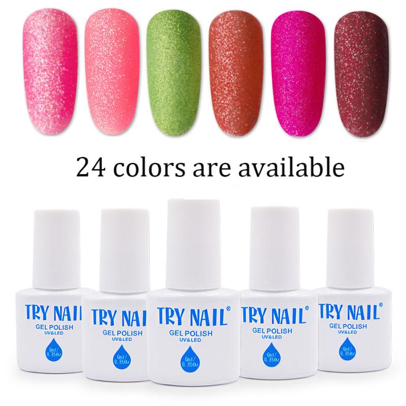 

Matte UV Gel Nail Polish Glitter Nail Color Soak Off Art Gel Varnish Manicure need Matte Top Coat, Db4011