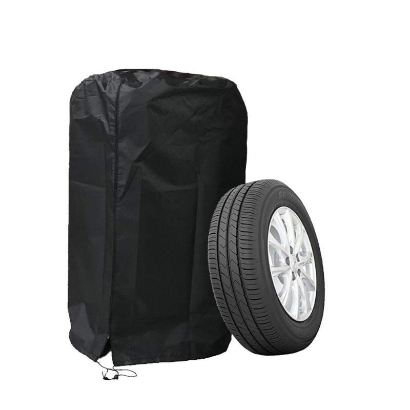 

Durable Car Spaire Tire Cover Oxford Black Waterproof Auto Tire Accessories Storage Bag UV Resistant Indoor Tyre Protection