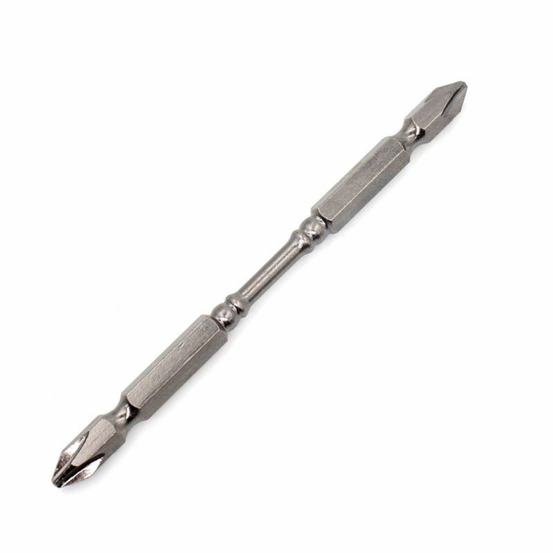 

PH2 1/4 inch Hardness netic 110MM Cross Head Screwdriver Bit Extended Length Double Head Electric Screwdriver Screw