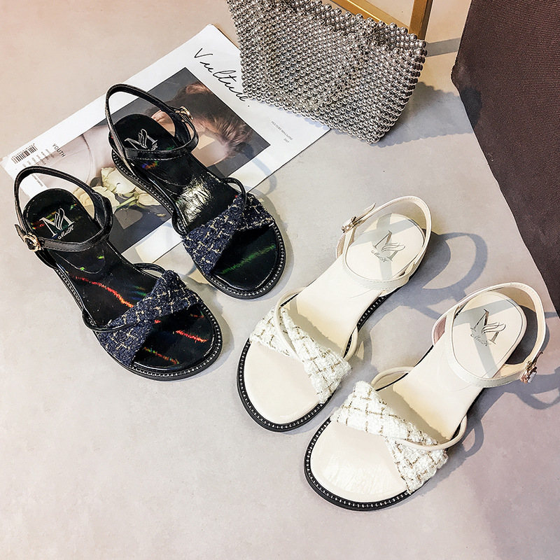 

New Fashion Women Sandals Summer Shoes Gladiator Casual Sandal Narrow Band zapatos mujer Shoe Back Strap Comfortable PLUS size