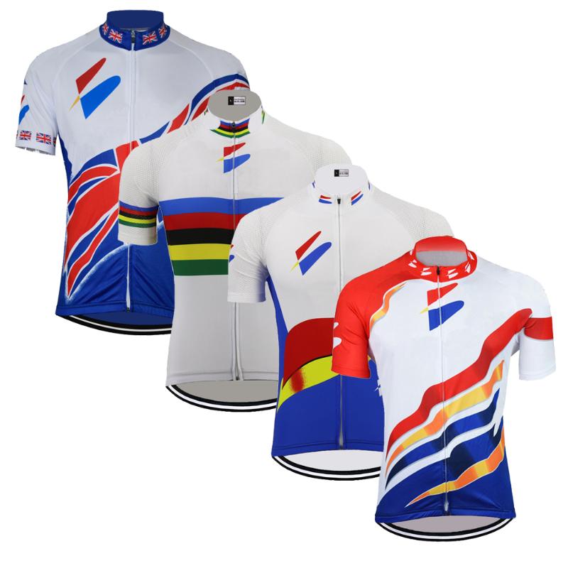 

cycling jersey ropa Ciclismo men short sleeve Breathable bike jersey cycling clothing 4 style MTB triathlon clothes