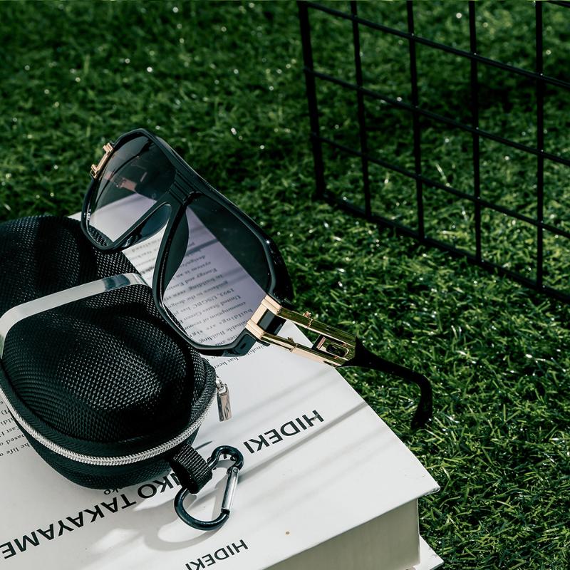 

Yvan Metal New Retro Coating Eyewear UV 400 Women Men Sunglasses Sun Glasses Steampunk Vintage Fishing Brand Designer Rivet Punk