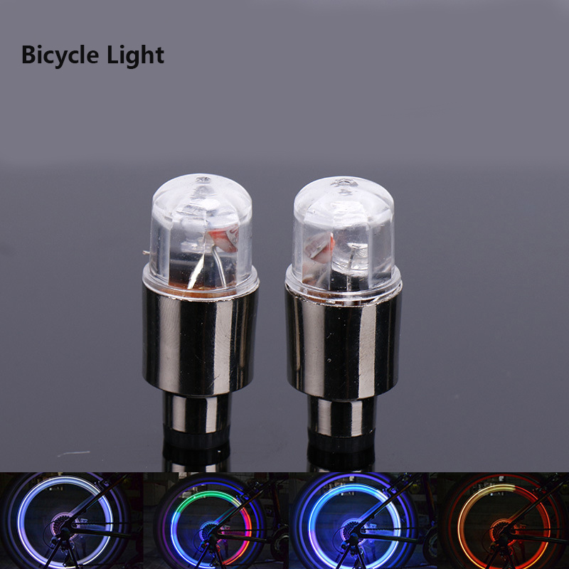 

Bike Bicycle Light Hot Wheels / Double-sensing Double-sided Mountain Bike 1LED Letter Nozzle Lamp / Bicycle Riding Equipment